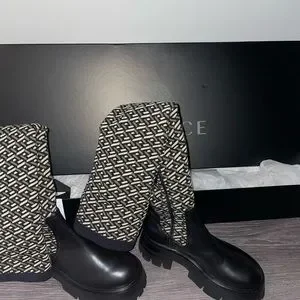 Versace | Shoes | Versacemultipanel Ridgedsole Boots | Poshmark display picture 3